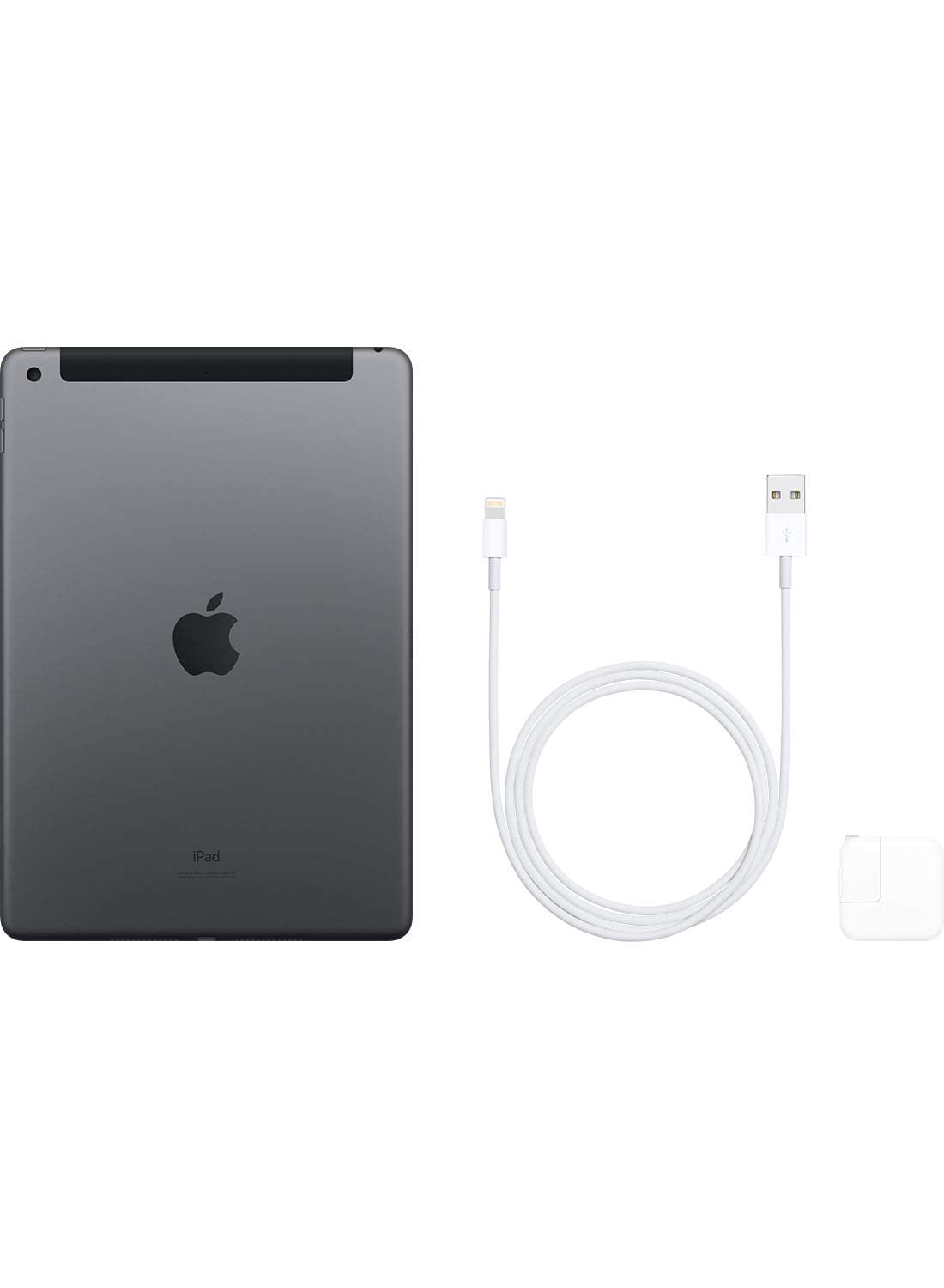 2019 Apple iPad (10.2-inch, Wi-Fi + Cellular, 128GB) - Space Gray (Renewed Premium)