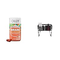 Ultra Strength Brain Softgels and Essential Medical Supply Universal Rail Pouch - 60 Count Brain Supplement with 3 Pocket Accessory Holder