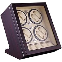 Watch Winder Box Automatic Watch Winder Box 8+5 Watch Winder Boxes For Men, Wooden Battery Silent Watch Display Boxes Storage Case Red mwsoz