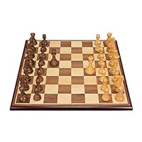 Chess Set Championship Chess Set,2 in 1 Chess and Draughts Set Chess Checkers Game Set Chess Board for Adults and Kids Chess Game Board Set (Color : B)