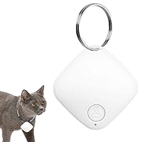Mini Smart GPS Tracker - Mobile Key Tracker Locator | Luggage Tracker | Wireless Tracking Tag to Locate Lost Items, Key Tracker for Wallets, Luggage, Pets, Cats, Dogs (Color : White)