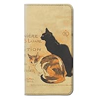 RW3229 Vintage Cat Poster PU Leather Flip Case Cover for LG G6