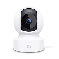 Kasa Indoor Pan/Tilt Smart Home Camera, 1080p HD Security Camera wireless 2.4GHz with Night Vision, Motion Detection for Baby Monitor, Cloud & SD Card (EC70) (Refurbished)