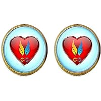 Twin flam Earring Twin Flame Love Earring Twin Flame Jewelry Heart Charm Jewelry Soul Mate Jewelry