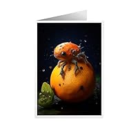 ARA STEP Unique All Occasions Astrounaut with FruitsGreeting Cards Assortment Vintage Aesthetic Notecards 11 (Babaco fruit and Astrounaut 3, Set of 8 SIZE 105 x 148.5 mm / 4.1 x 5.8 inches)
