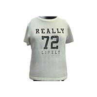 Women's Cream T-Shirt with Black Print; Chest: 36