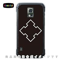 Family Crest Series Folding Angle (Clear) / for Galaxy S5 Active SC-02G/docomo DSC02G-PCCL-203-AAY8