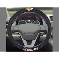 FANMATS 14795 Los Angeles Lakers Embroidered Steering Wheel Cover