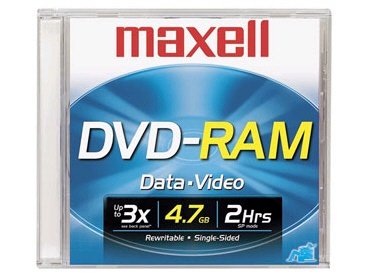Maxell 5PK DVD-RAM 4.7 W/JC (636071)