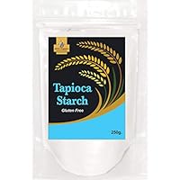 Jioo Organics Tapioca Starch Powder, Cassava Flour, Free, Pack of 1 (250 Grams)
