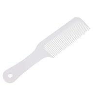 pulabo Professional 1Pc Waved Teeth Barber Stylist Clipper Comb Taper Fade Blend Flat Top Cutting - White, as described Durable and Useful Beautiful