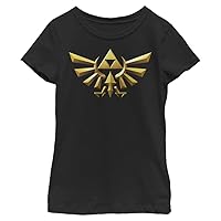 Nintendo Girl's 3D Crest T-Shirt