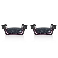 Evenflo GoTime No Back Booster Car Seat (Amore Pink) (Pack of 2)