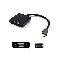 8In HDMI to VGA Adapter Cable - Video Converter - Black (701943-001-AO)
