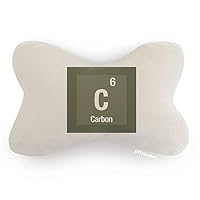 C Carbon Chemical Element Science Car Trim Neck Decoration Pillow Headrest Cushion Pad