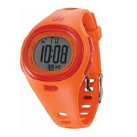 SH005 Flash Digital Multi-Function Heart Rate Monitor Watch, Men's (Orange/Red)