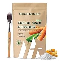 Facial Hair Removal Wax Powder with Ubtan & Aloevera, Painless Herbal Facial Hair Remover Waxing Powder for Women No Harmful Chemicals, No Irritation, No Skin Rashes