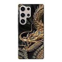 jjphonecase R0426 Gold Dragon Case Cover for Samsung Galaxy S24 Ultra