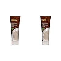 Desert Essence Coconut Shampoo - 8 Fl Ounce - Intense Moisturization - Healthy Hair - Restores Natural Luster - Coconut Oil - Jojoba Oil - Olive Oil - Cruelty -Free - Parabens -Free (Pack of 2)