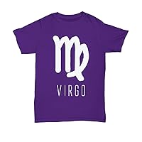 Virgo Women Men Zodiac Plus Size Graphic Novelty T-Shirt Purple