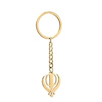 Stainless Steel Sikhism Necklace Pendant Sikh Khanda Jewelry Keychain India Pakistan Malaysia Punjab Religious