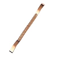 Stainless steel watchband silver Rose gold bracelet Replacement strap 6 8 10 12 14mm Small size dial lady fashion watch chain