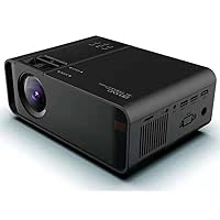1080P Projector Support 4K HDMI VGA AV USB for Home Theater (Classic Black, US)