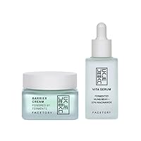 Urban Calm Cream and Serum Bundle - Made with Fermented Honeybush and Fermented Mung Bean - Improves Hyperpigmentation - Soothes any Redness - Rejuvenates Dry Skin - Promotes Brighter Complexion -