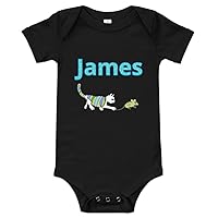 James Personalized Baby Short Sleeve One Piece