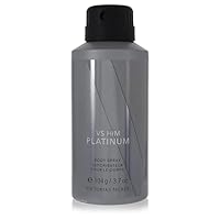 Very Sexy Platinum for Him All-over Deo Body Spray 3.7 Fl Oz | Deodorant Spray for Men
