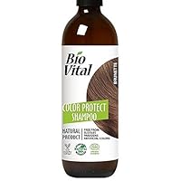 Bio Vital Natural Nourish Shampoo for Brunette Hair with Organic Herbs, Vegan 400ml
