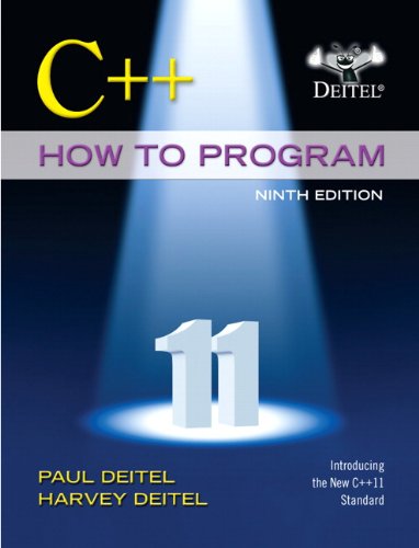 C++ How to Program (Early Objects Version) (9th Edition)