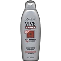 L'Oreal Vive for Men Daily Thickening 2 In 1 Shampoo & Conditioner 13.0 oz