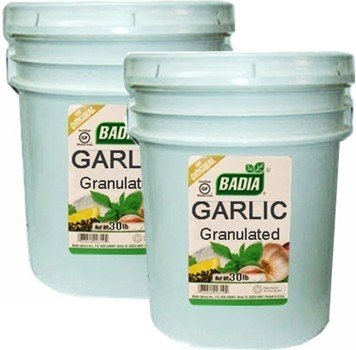 Badia Garlic Granulated 30 lbs Pack of 2