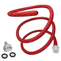 Enema Kit Shower Tubing Anal Cleaning Reusable Douche Red Hose Nozzle(59 in)