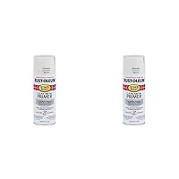 Rust-Oleum 7780830 Stops Rust Spray Paint, 12 Ounce, Flat White Clean Metal Primer, 12 Fl Oz (Pack of 2)