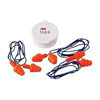 Tekk Earplug Corded 25 Db Noise Reduction Orange