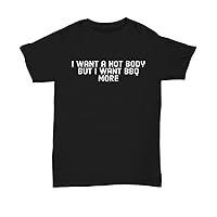 BBQ Lover T-Shirt, BBQ Gifts for Men Women, Black Unisex Tee