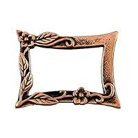 Melody Jane Dolls Houses House Miniature Accessory Antique Copper Climbing Flower Framed Mirror
