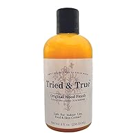 Tried & True Original Wood Finish – 8oz. Bottle – All-Purpose All-Natural Finish for Wood, Metal, Food Safe, Dye Free, Solvent Free, VOC Free, Non Toxic Wood Finish, Sealer