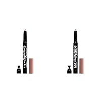 NYX PROFESSIONAL MAKEUP Lip Lingerie Push-Up Long Lasting Plumping Lipstick - Lace Detail (Nude Pink Beige) (Pack of 2)