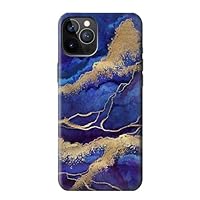 R3906 Navy Blue Purple Marble Case Cover for iPhone 12, iPhone 12 Pro