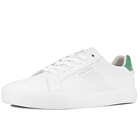 Nautica Men's Colpa Casual Lace-Up Shoe,Classic Low Top Loafer, Fashion Sneaker-White Green Size-9