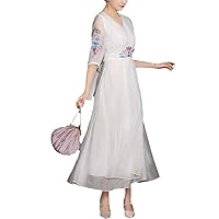Spring and Autumn Long Dresses Chinese Tea Dress Tang Suit