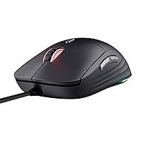 Trust Gaming GXT 925 Redex II Lightweight Gaming Mouse 82 Grams, Kailh Switches 200-10000 DPI, RGB Mouse, 6 Programmable Buttons, USB Wired Mouse for Gaming PC, Computer, Laptop, Windows - Black