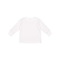 Toddler 100% Cotton Fine Jersey Long Sleeve Tee (3302)