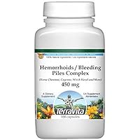 Hemorrhoids/Bleeding Piles Complex - Horse Chestnut, Cayenne, Witch Hazel and More - 450 mg (100 Capsules, ZIN: 517073)