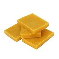 100% Natural Pure Beeswax for Candle Making, Beeswax for Candles, Unrefined Raw Organic Beeswax, Pack of 1 Kg, Yellow