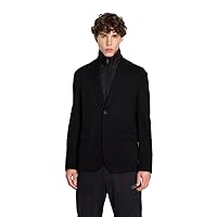 Emporio Armani Men's Limited Edition We Beat as One Strech Nylon Blazer with Bib Attached