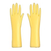 Melody Jane Dollhouse Yellow Rubber Gloves 1:12 Scale Kitchen Accessory